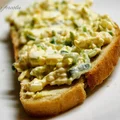 Pasta jajeczna z porem