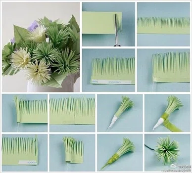 Kwiaty z papieru - dekoracje