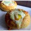 Zapiekane jajko w bułce