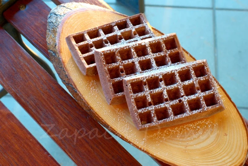 Gofry z piekarnika w dwóch smakach
