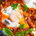 Szakszuka po meksykańsku z chorizo