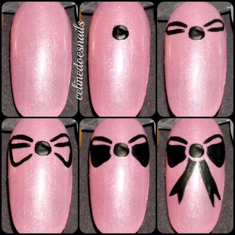 Jak zrobić kokardę - manicure