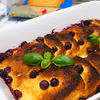 PUDDING Z SUCHARKÓW Z BORÓWKAMI I BIAŁĄ CZEKOLADĄ