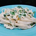 WTOREK: LINGUINI Z SOSEM CYTRYNOWYM