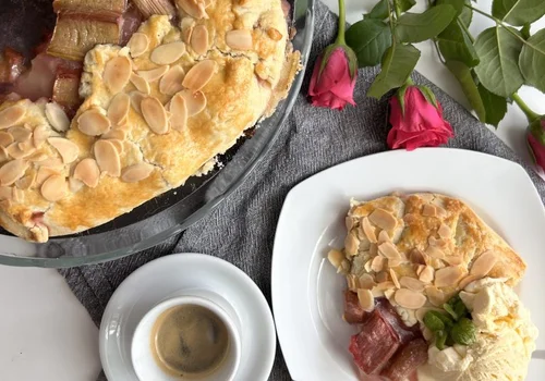 Tarta z rabarbarem