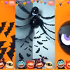 Dekoracje na Halloween -Pająk z balonów - Zrób to sama!