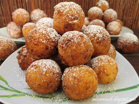 Mini pączki serowe