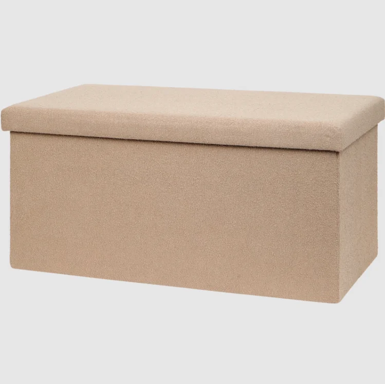 Zdjęcie Ten pluszowy puf XL ze schowkiem z Action za 59,95 zł to hit do każdego wnętrza! Praktyczny, składany i stylowy #3