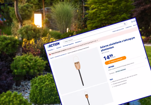 Te lampki solarne z Action za 14 zł zrobią szał w ogrodzie i na balkonie! Zero kabli, czujnik, a efekt tańczącego płomienia zachwyca
