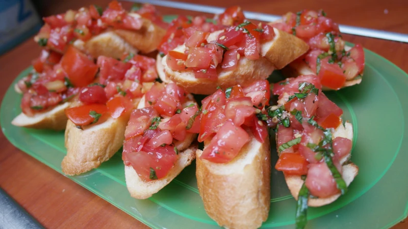 BRUSCHETTA- pyszna włoska przekąska