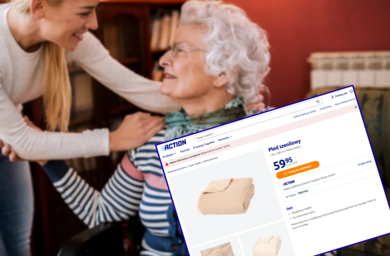 Ten pled z Action za 59 zł to hit na Dzień Babci i Dziadka! Wyjątkowo miękki, urocza faktura - otuli w chłodne dni i ozdobi kanapę