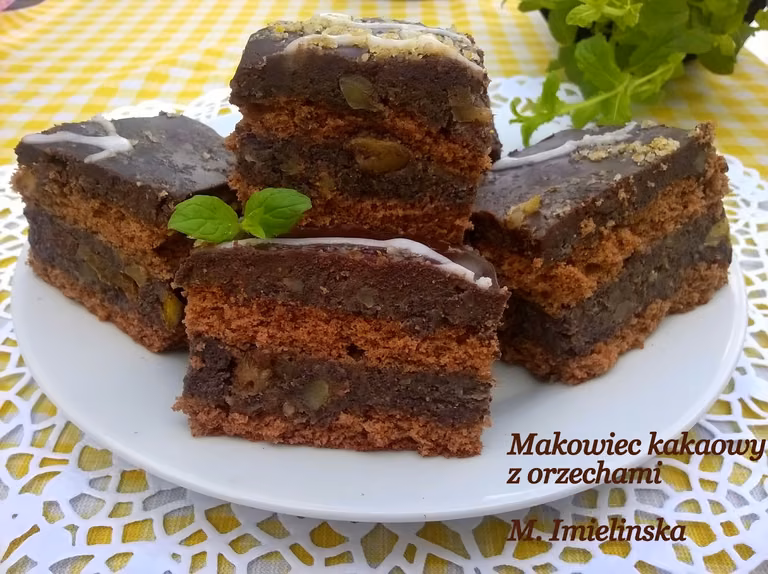 kakaowy makowiec gotowany
