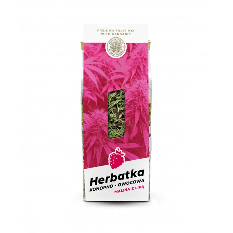 Herbatka konopno owocowa "MALINA Z LIPĄ"