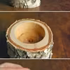 DIY- świecznik z drzewa