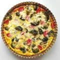 Frittata z brokułami i serem
