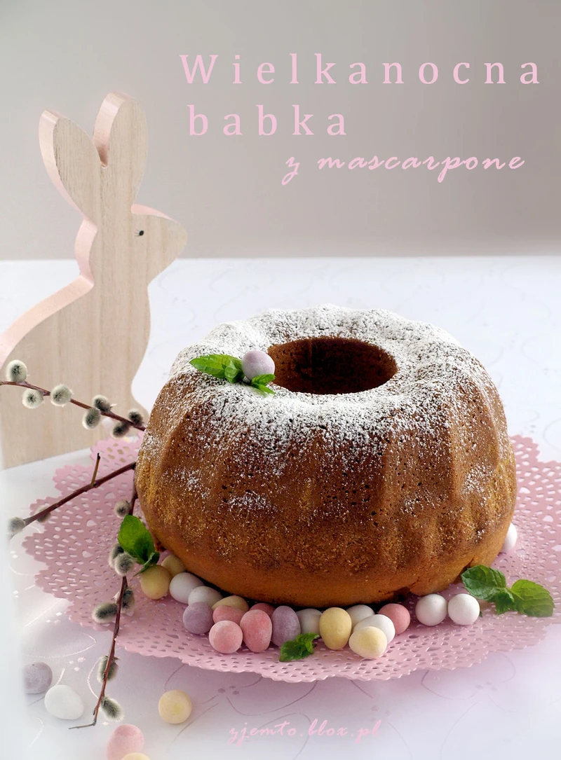 Cytrynowa babka z mascarpone