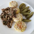 Pieczone kotlety ruskie