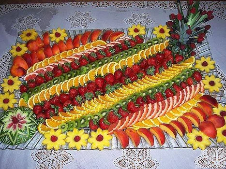 Pomysł na podanie owoców