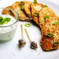 Placki z kalafiora z sosem tzatziki