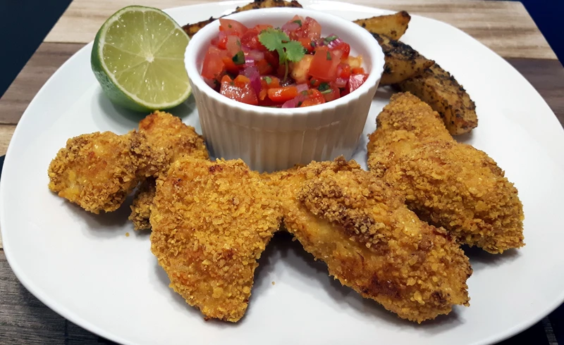 KURCZAK NACHOS Z SALSĄ