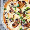 Tarta wiejska z pieczarkami