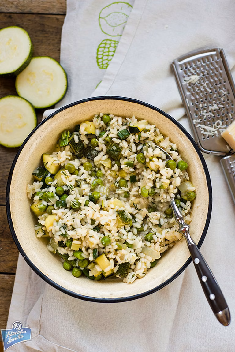 Risotto z cukinią