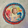 Tort śmietankowy z malinami Shimmer i Shine