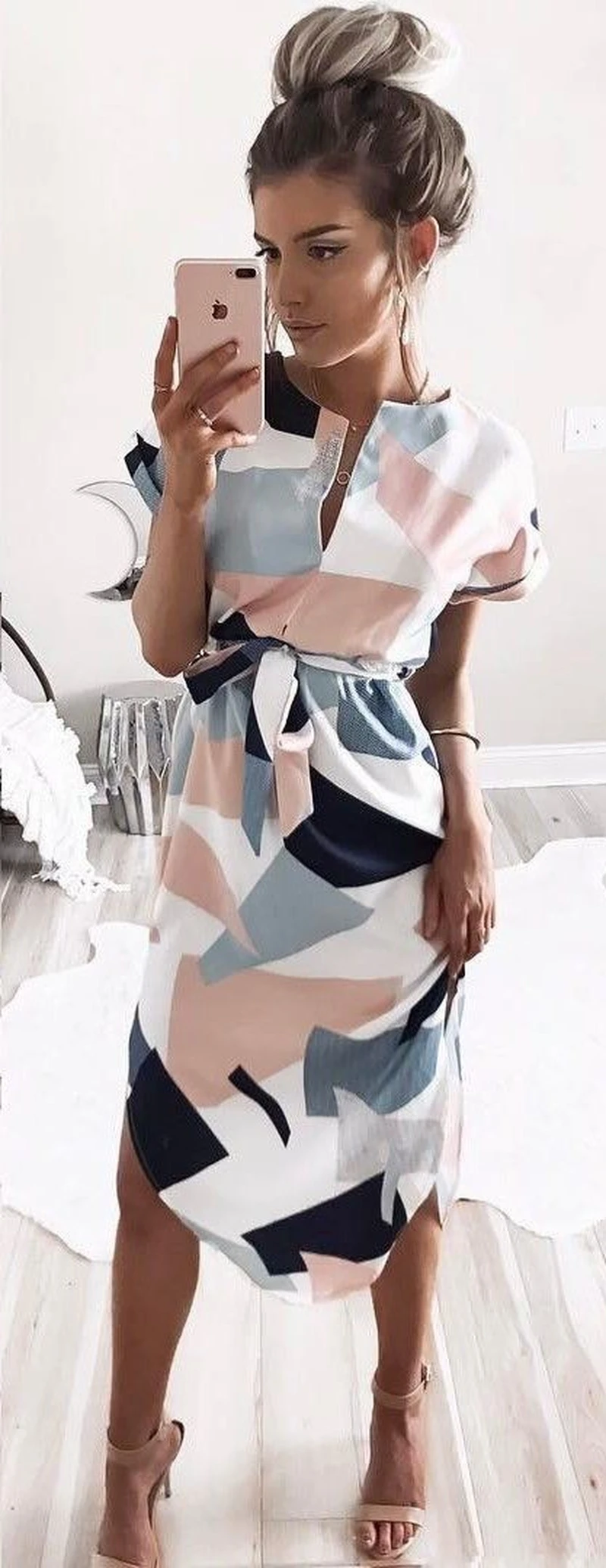 Luźna sukienka