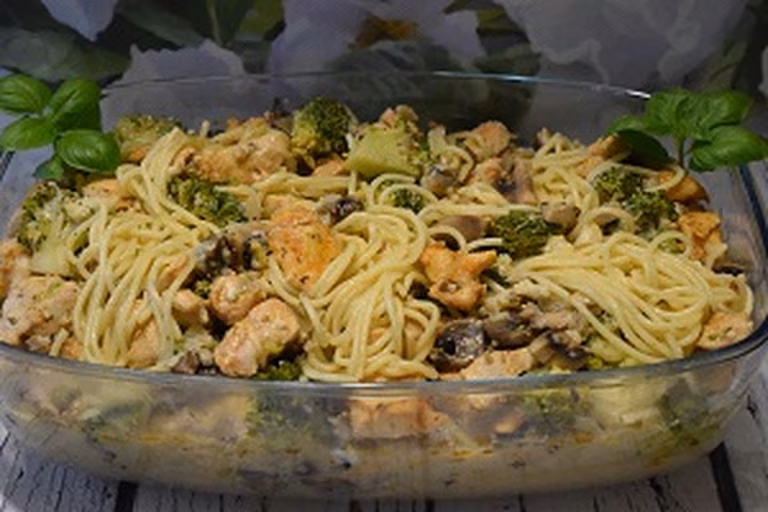 Spaghetti z brokułem