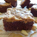 Brownie z masłem orzechowym