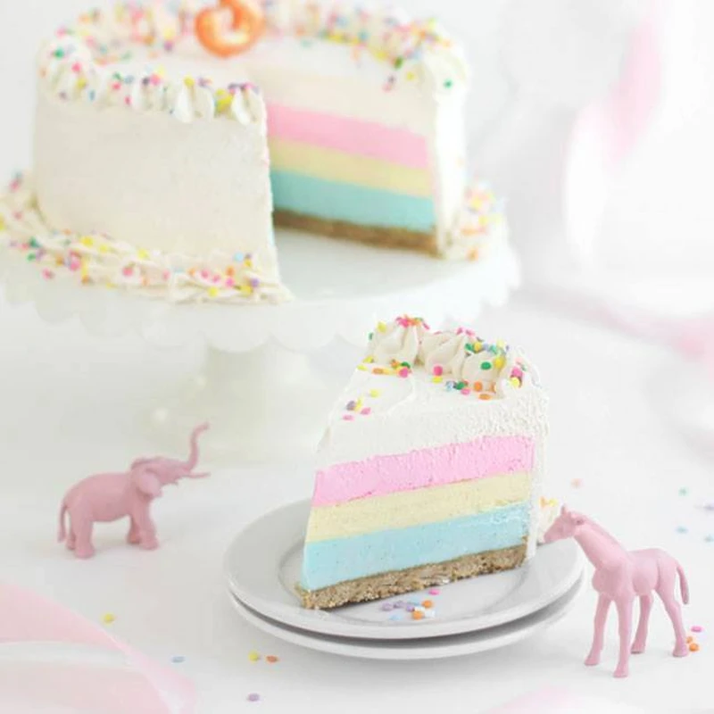 Pastelowy torcik