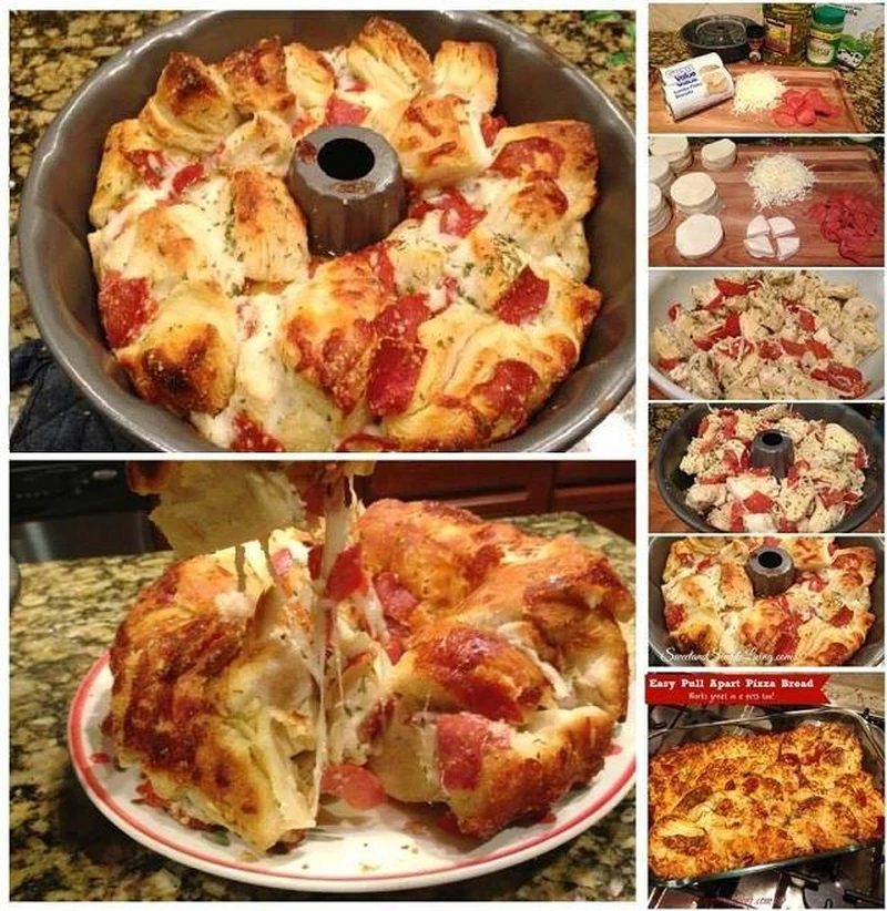 Chleb a'la pizza