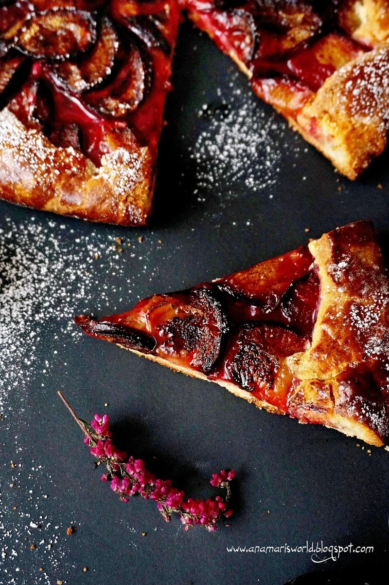 Galette czyli rustykalna tarta ze śliwkami
