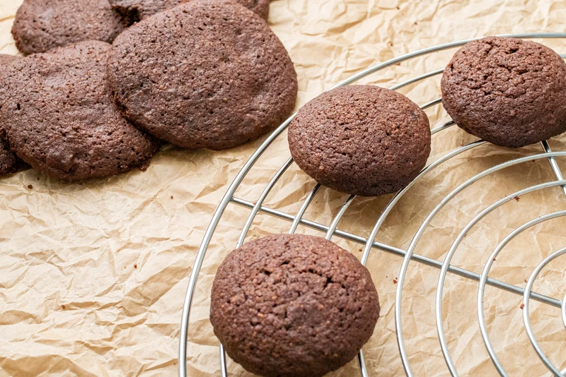 Ciasteczka mocno kakaowe (bez glutenu)