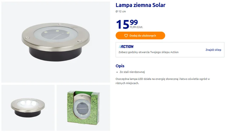 Zdjęcie Wygląda luksusowo, kosztuje grosze! Lampka z Action za 15,99 zł rozświetli ogród jak w katalogu! #1