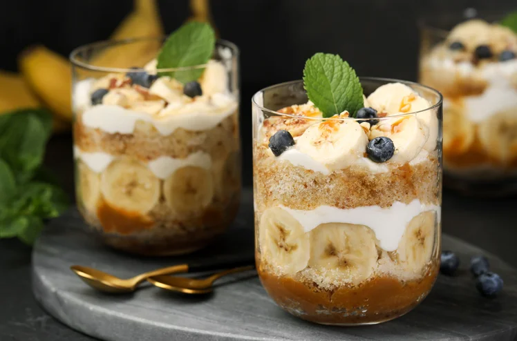 Zdjęcie Banoffee w 4 składnikach – szybciej się nie da! Ten kremowy pucharek to hit! #1