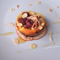 Mini serniczki z malinami i jabłkiem