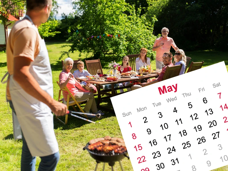 Maj 2022 - dni wolne od pracy. Kiedy wziąć wolne, aby mieć długi weekend?