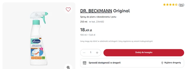 Zdjęcie Ten hit z Rossmanna za 18 zł uratuje każdy T-shirt! Jedno psiknięcie i żółte plamy pod pachami nie mają szans #1