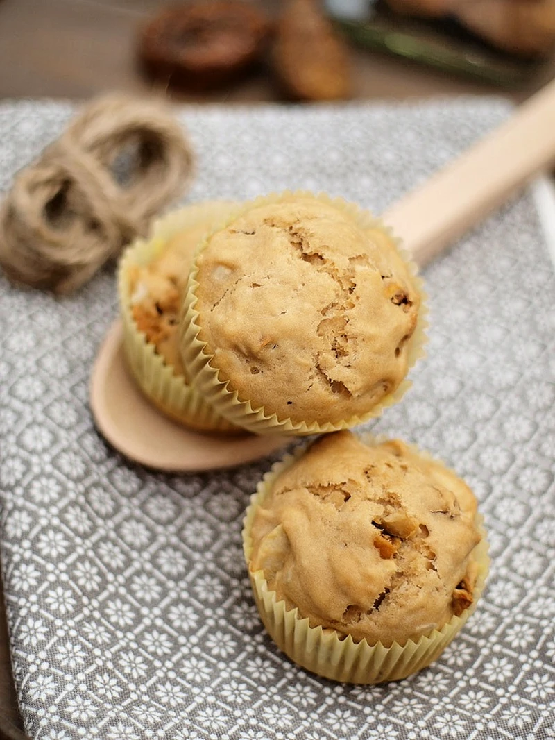 Wegańskie muffiny z figami