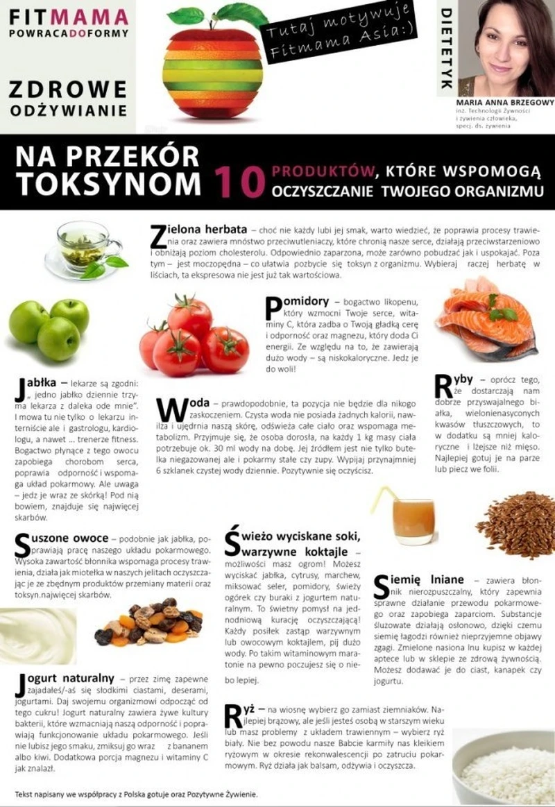 10 PRODUKTÓW KTÓRE OCZYSZCZĄ TWÓJ ORGANIZM Z TOKSYN !