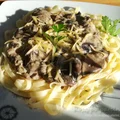 Tagliatelle z grzybami