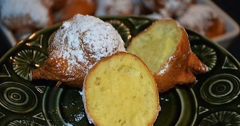 Pączki - Racuchy na serku śmietankowym naturalnym