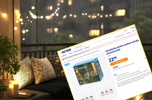 Te 3 spiralne lampki z Action za 22 zł zrobią efekt wow na balkonie i w ogrodzie! Na każdą porę roku, bez kabli i prądu