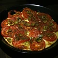 Tarta z pomidorami i mozzarela