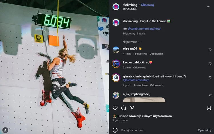 Zdjęcie Rekord świata i złoto MŚ dla Polki! Aleksandra Mirosław znów zadziwia świat! #3