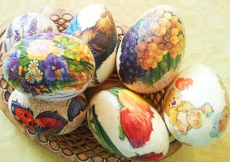Jak zrobić wielkanocne pisanki decoupage