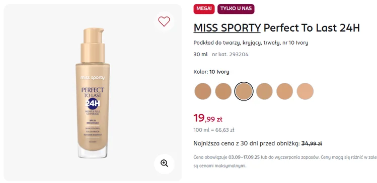 Zdjęcie Ten podkład z Rossmanna za 19,99 zł świetnie kryje bez efektu maski i jest odporny na upały! Wiele kobiet uważa go za HIT #1