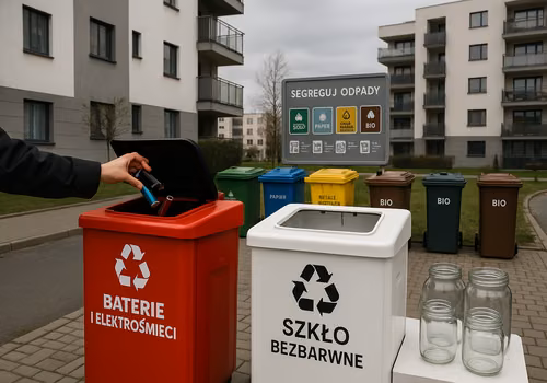 Uwaga! Nowe zasady segregacji śmieci w Polsce – pojawiły się białe i czerwone kosze