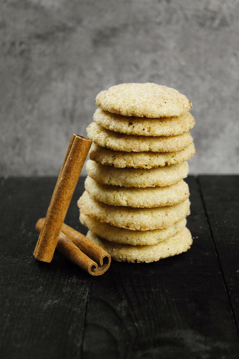 Ciasteczka cynamonowe Snickerdoodle (5 składników)